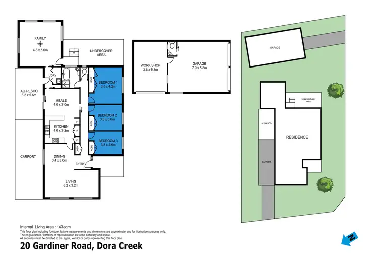 Floorplan of Homely house listing, 20 Gardiner Street, Dora Creek NSW 2264