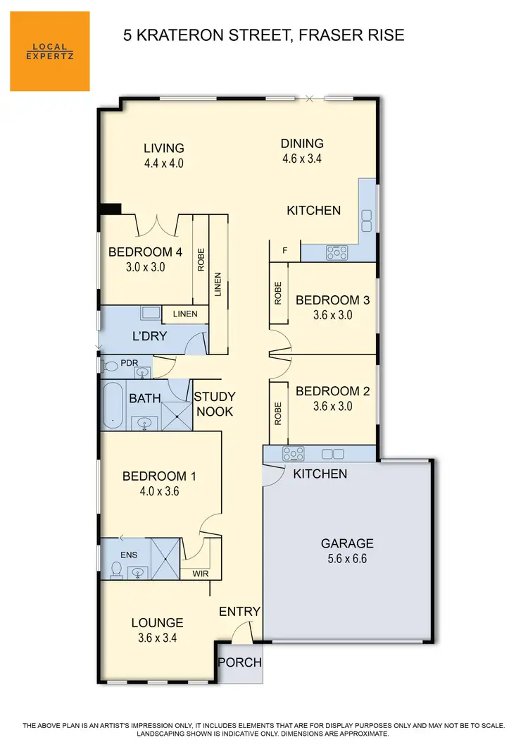 Floorplan of Homely house listing, 5 Krateron Street, Fraser Rise VIC 3336