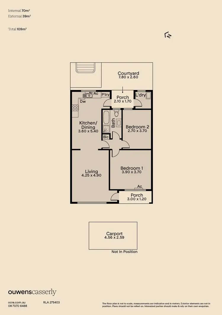 Floorplan of Homely unit listing, 4/173 Main Road, Blackwood SA 5051