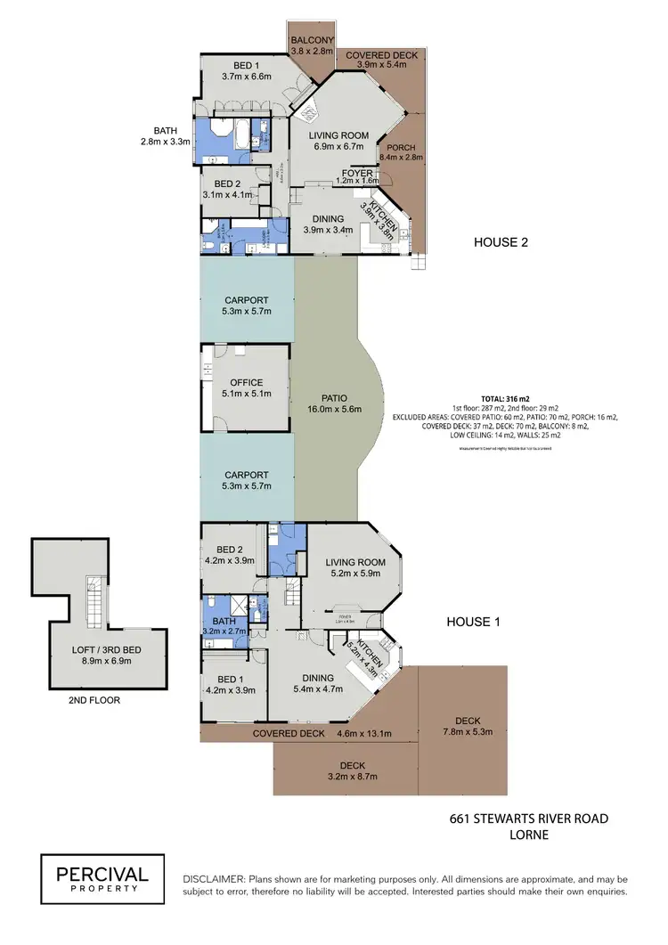 Floorplan of Homely rural property listing, 661 Stewarts River Road, Lorne NSW 2439
