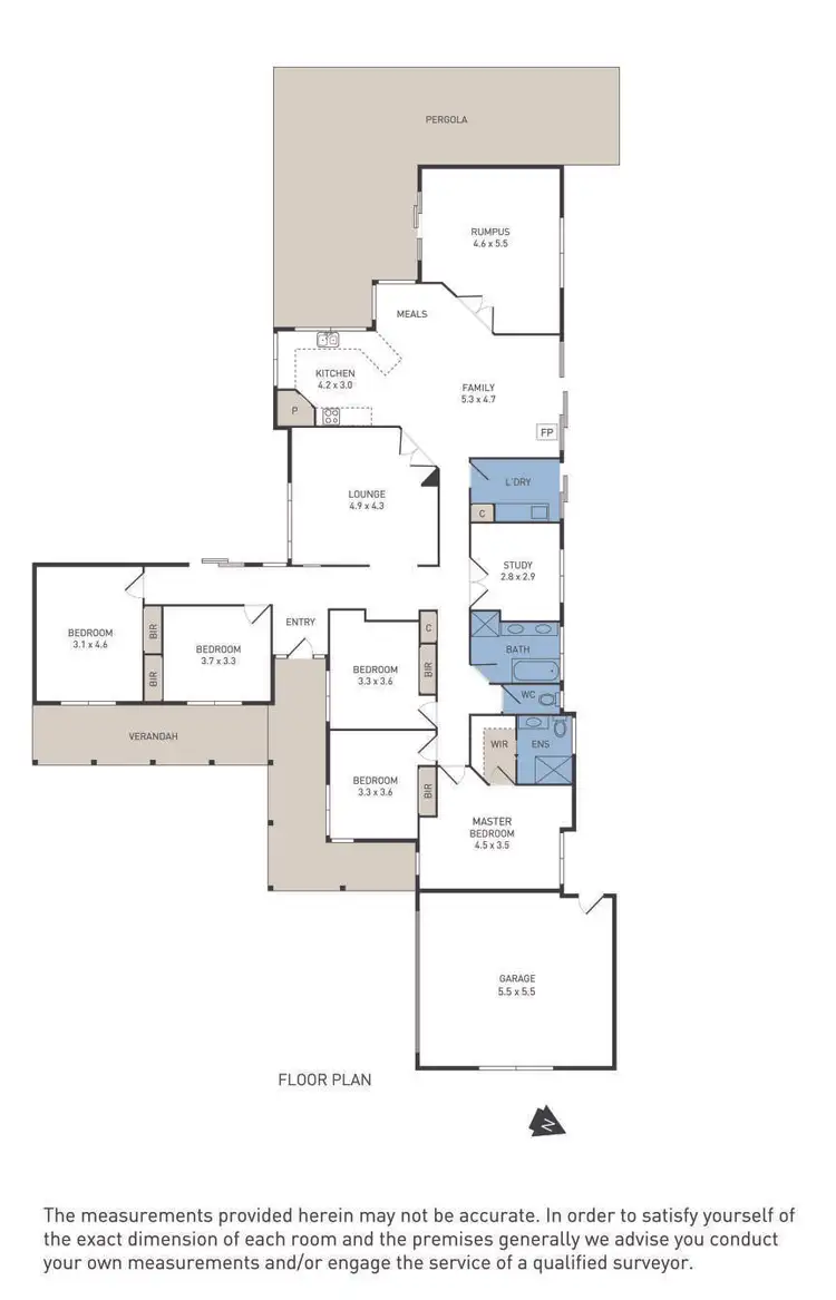 Floorplan of Homely house listing, 8 Belmarino Court, Werribee VIC 3030