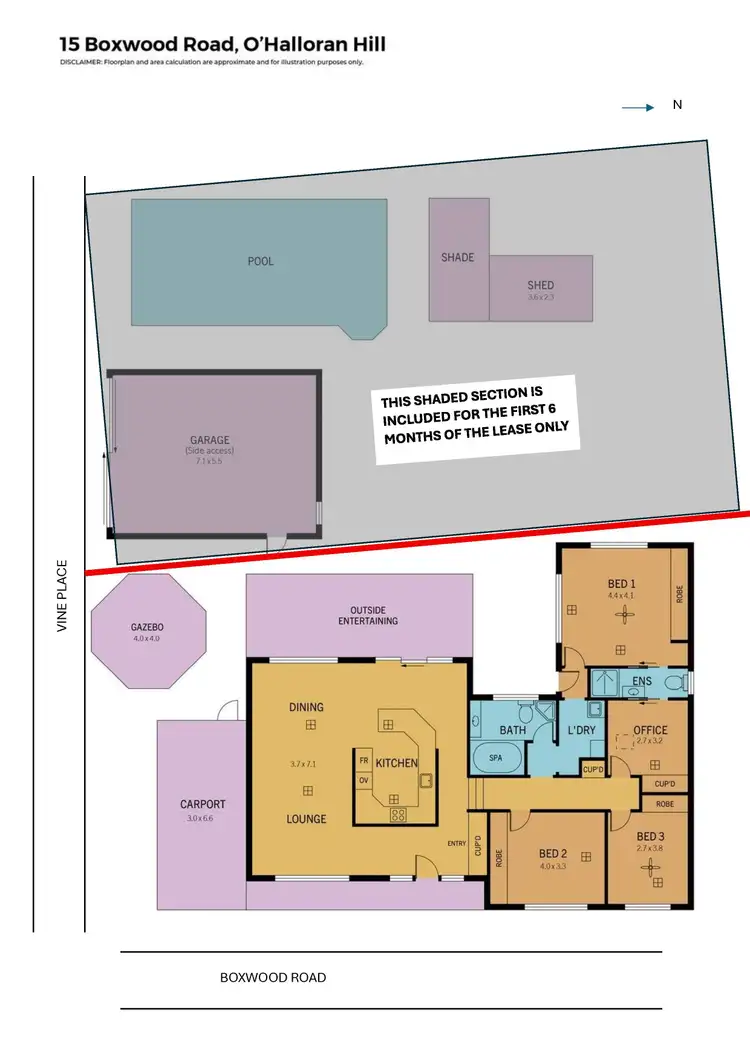 Floorplan of Homely house listing, 15 Boxwood Road, O'halloran Hill SA 5158