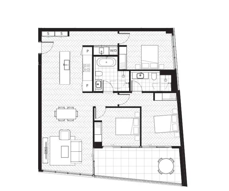 Floorplan of Homely apartment listing, C404/17 Conway Avenue, North Strathfield NSW 2137