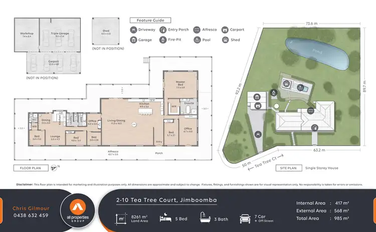 Floorplan of Homely house listing, 2-10 Tea Tree Court, Jimboomba QLD 4280