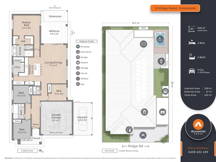 Floorplan of Homely house listing, 14 Ridge Road, Greenbank QLD 4124