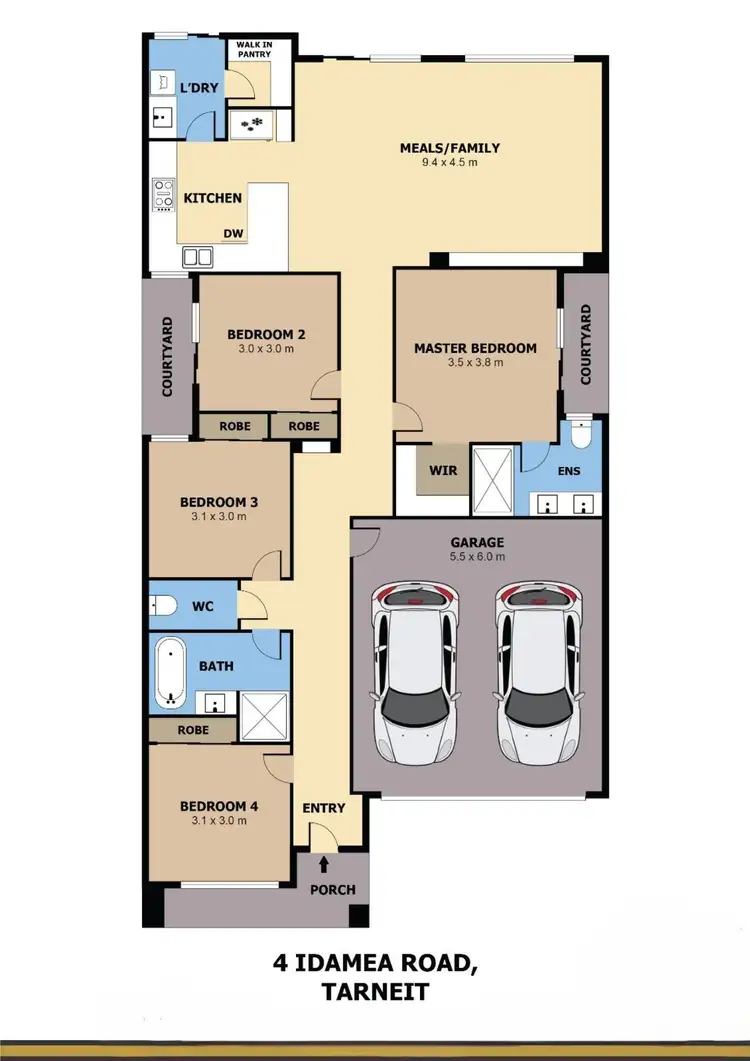 Floorplan of Homely house listing, 4 Idamea Road, Tarneit VIC 3029