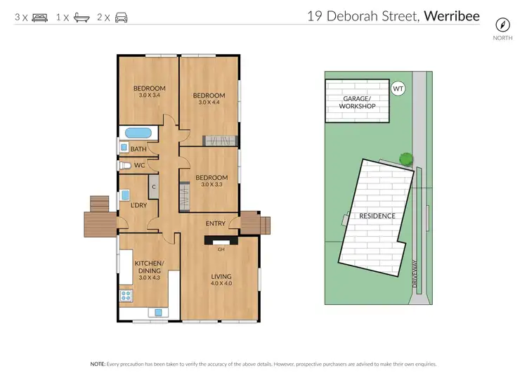 Floorplan of Homely house listing, 19 Deborah Street, Werribee VIC 3030