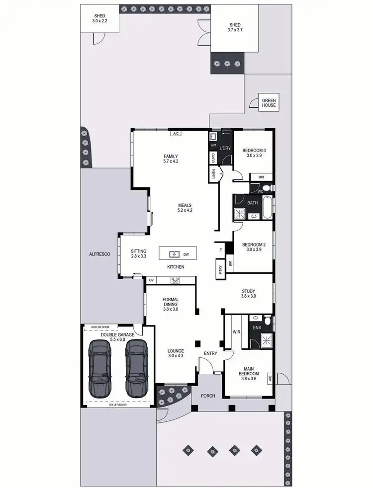 Floorplan of Homely house listing, 6 Laguna Place, Grovedale VIC 3216
