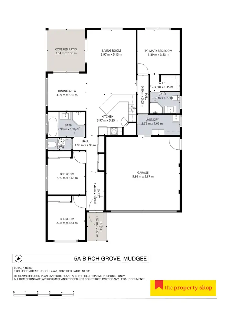 Floorplan of Homely house listing, 5a Birch Grove, Mudgee NSW 2850