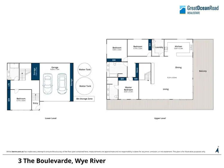 Floorplan of Homely house listing, 3 The Boulevarde, Wye River VIC 3234