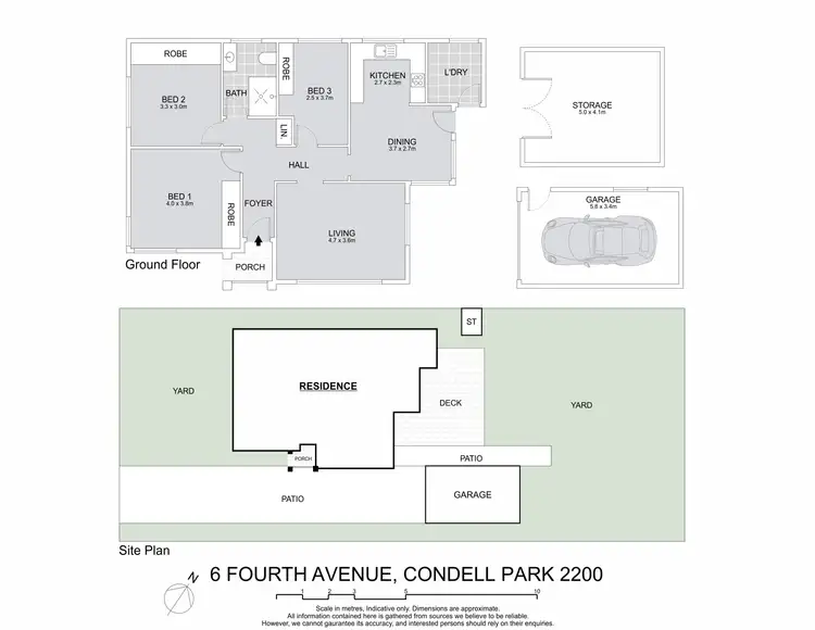 Floorplan of Homely house listing, 6 Fourth Avenue, Condell Park NSW 2200