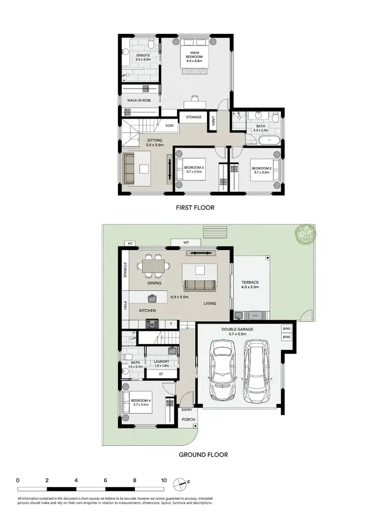 Floorplan of Homely townhouse listing, 3/42 Engadine Avenue, Engadine NSW 2233