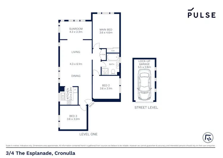 Floorplan of Homely apartment listing, 3/4 The Esplanade, Cronulla NSW 2230