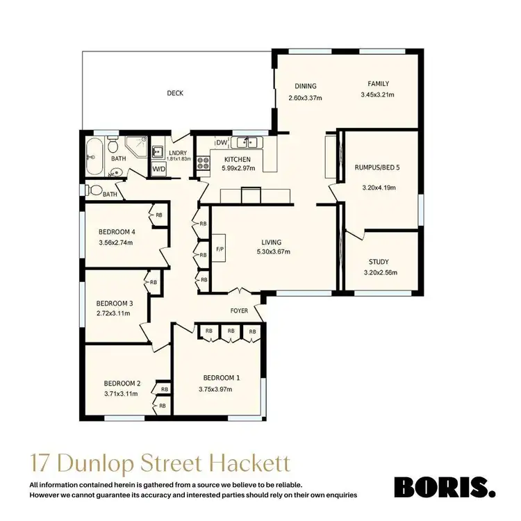 Floorplan of Homely house listing, 17 Dunlop Street, Hackett ACT 2602
