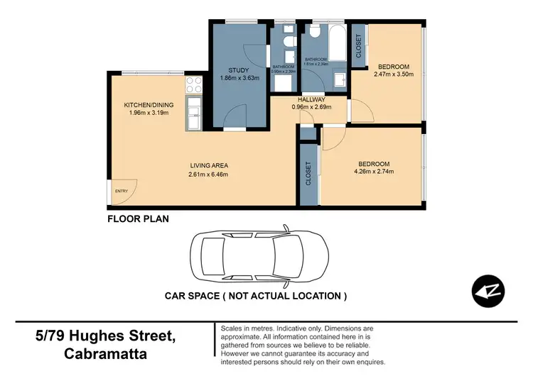 Floorplan of Homely unit listing, 5/79 Hughes Street, Cabramatta NSW 2166