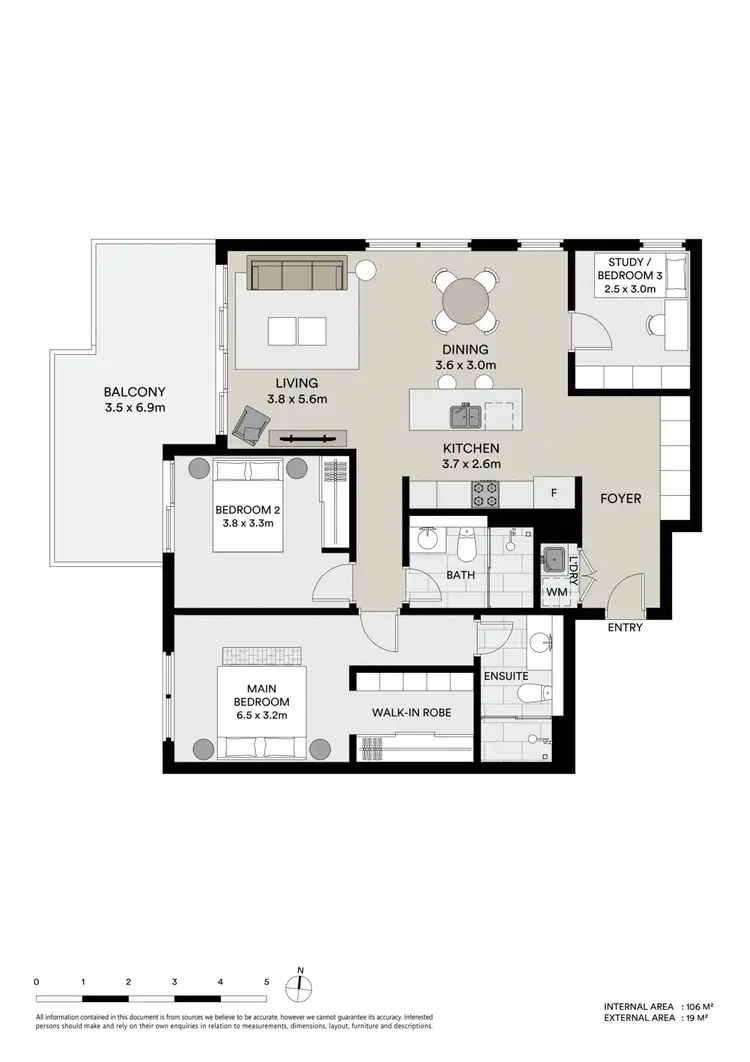 Floorplan of Homely apartment listing, 408/89B John Whiteway Drive, Gosford NSW 2250
