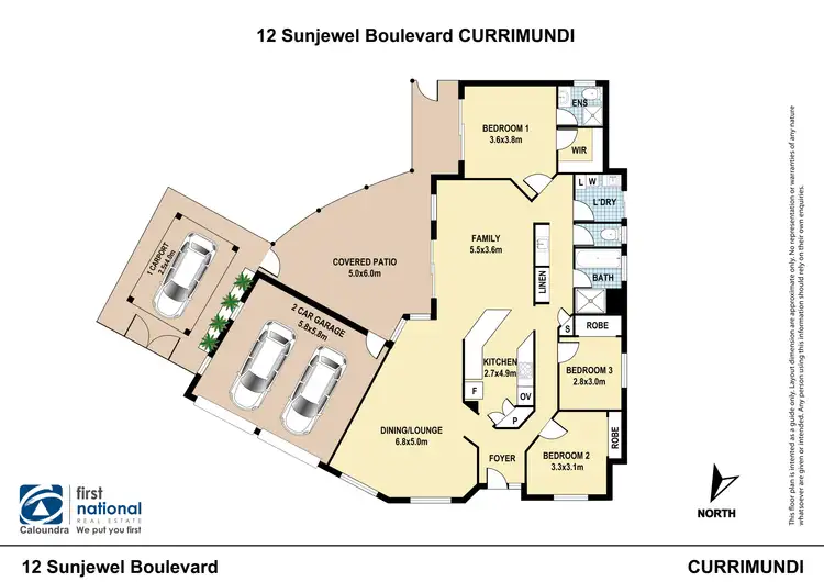 Floorplan of Homely house listing, 12 Sunjewel Boulevard, Currimundi QLD 4551