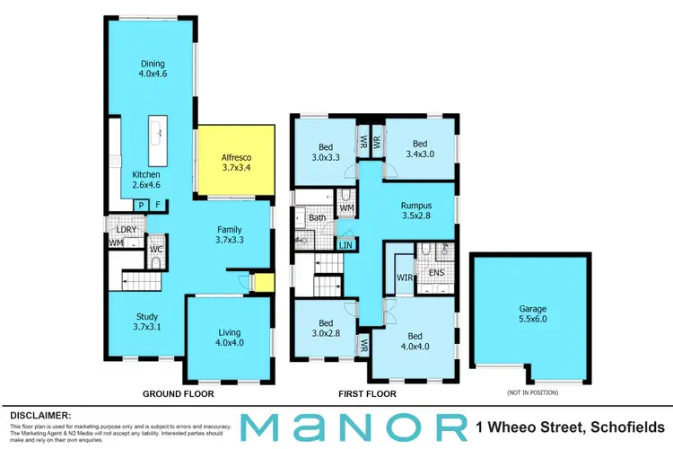 Floorplan of Homely house listing, 1 Wheeo Street, Schofields NSW 2762