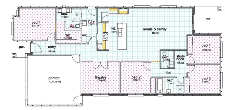 Floorplan of Homely house listing, 92 Townley Boulevard, Werribee VIC 3030