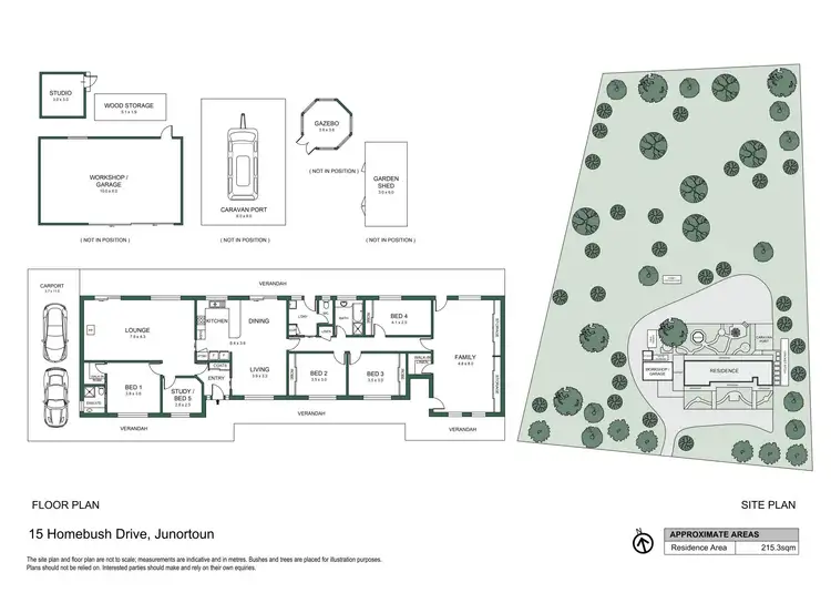 Floorplan of Homely house listing, 15 Homebush Drive, Junortoun VIC 3551