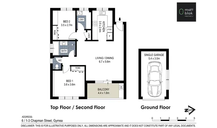 Floorplan of Homely apartment listing, 6/1-3 Chapman Street, Gymea NSW 2227