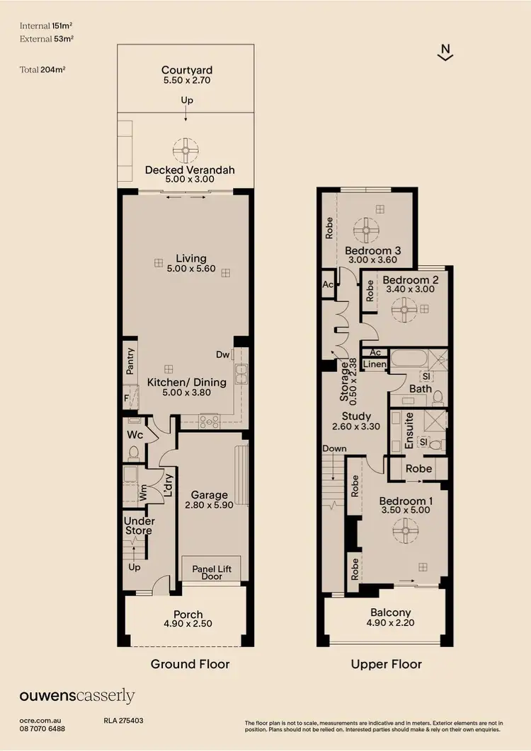 Floorplan of Homely townhouse listing, 50 South Parkway, Lightsview SA 5085