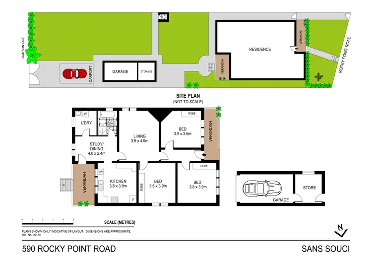 Floorplan of Homely house listing, 590 Rocky Point Road, Sans Souci NSW 2219
