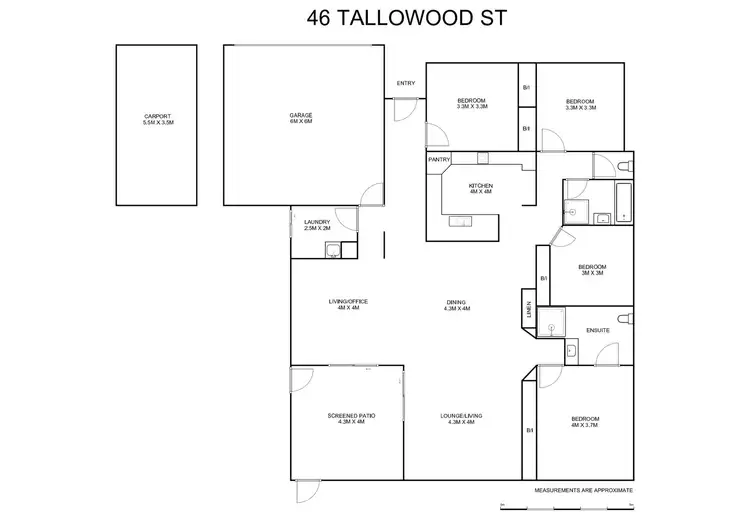 Floorplan of Homely house listing, 46 Tallowood Street, Rushforth NSW 2460