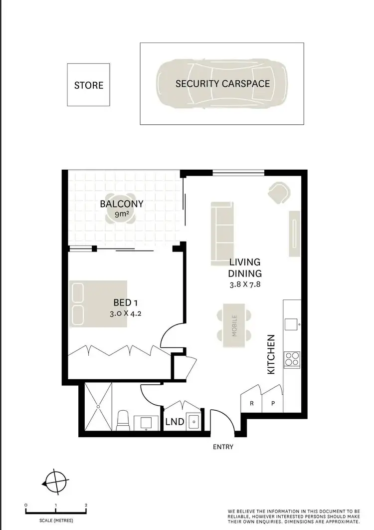 Floorplan of Homely apartment listing, 403/18 Lilydale Street, Marrickville NSW 2204