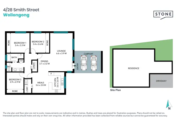 Floorplan of Homely unit listing, 4/28 Smith Street, Wollongong NSW 2500