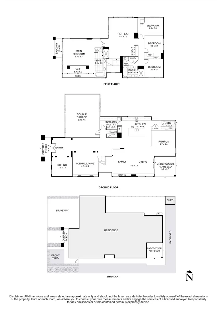 Floorplan of Homely house listing, 43 Higgins Street, Fraser Rise VIC 3336