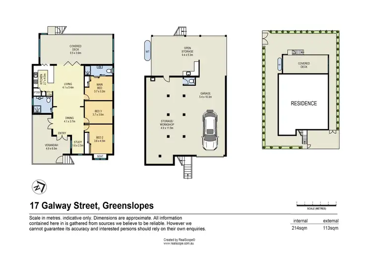 Floorplan of Homely house listing, 17 Galway Street, Greenslopes QLD 4120