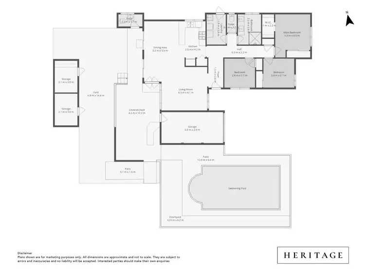 Floorplan of Homely house listing, 10 Travis Place, Buff Point NSW 2262