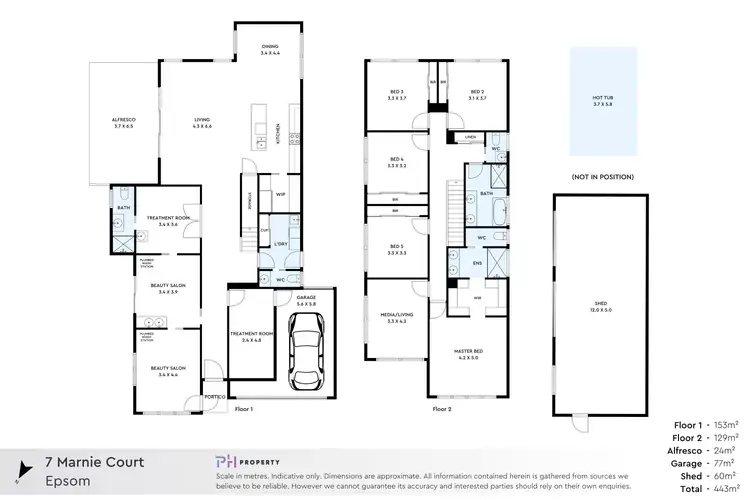 Floorplan of Homely house listing, 7 Marnie Court, Epsom VIC 3551