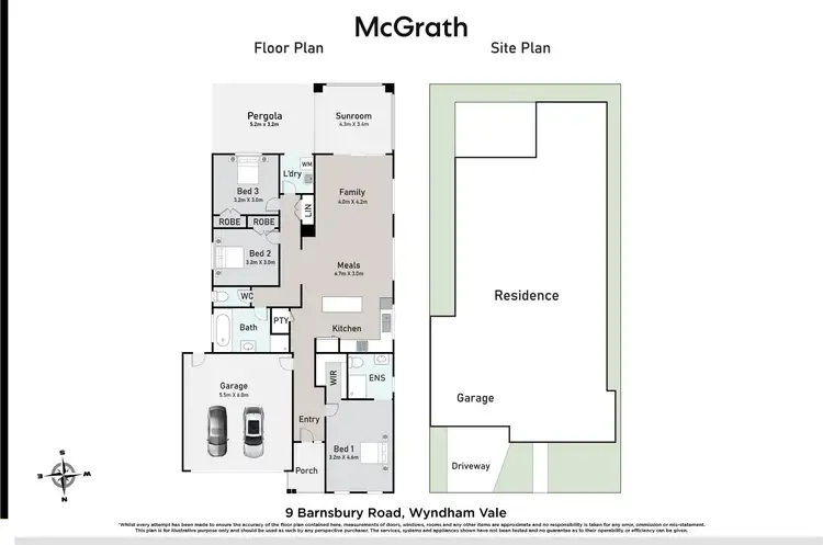 Floorplan of Homely house listing, 9 Barnsbury Road, Wyndham Vale VIC 3024