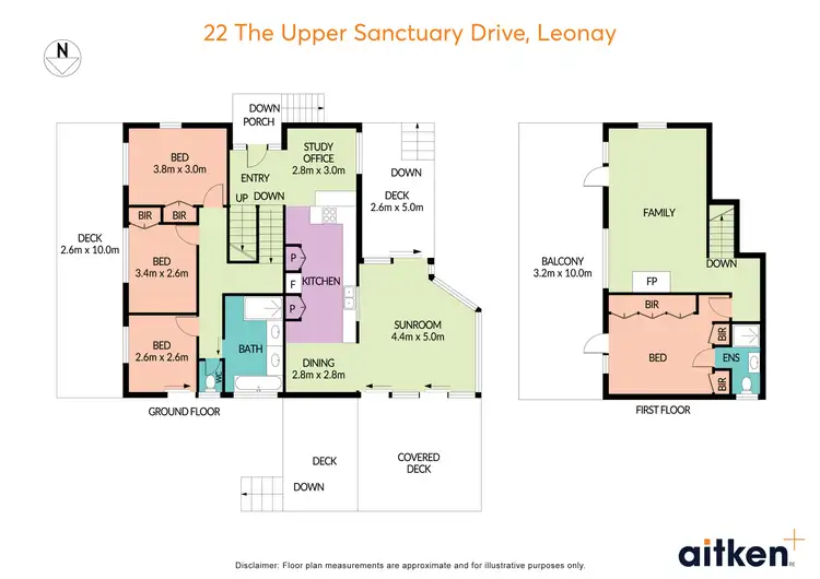 Floorplan of Homely house listing, 22 The Upper Sanctuary Drive, Leonay NSW 2750