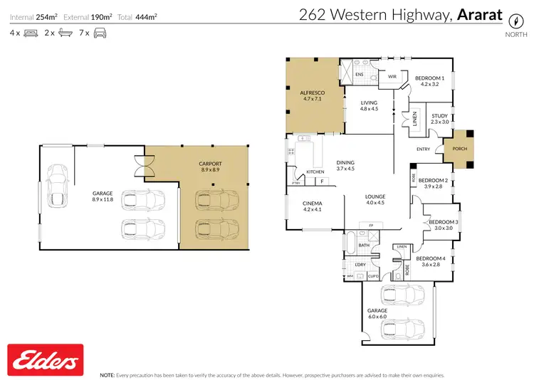 Floorplan of Homely house listing, 262 Western Highway, Ararat VIC 3377