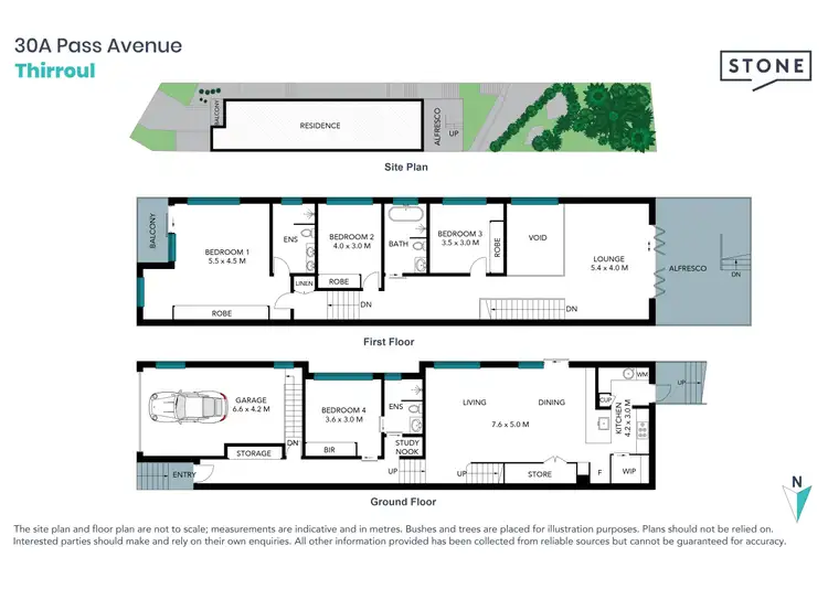 Floorplan of Homely semi-detached listing, 30A Pass Avenue, Thirroul NSW 2515
