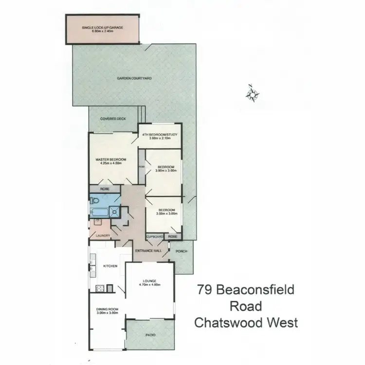 Floorplan of Homely house listing, 79 Beaconsfield Road, Chatswood NSW 2067