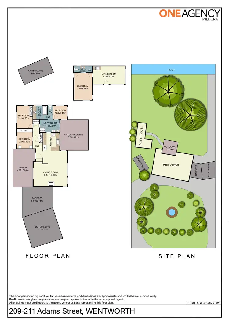 Floorplan of Homely house listing, 209-211 Adams Street, Wentworth NSW 2648