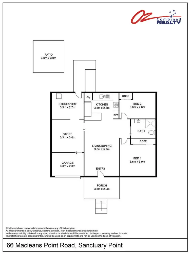 Floorplan of Homely house listing, 66 Macleans Point Road, Sanctuary Point NSW 2540