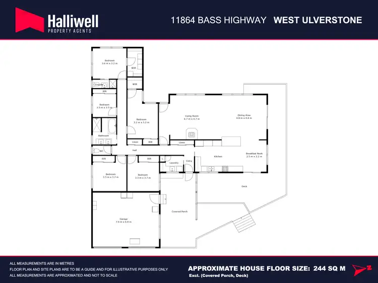 Floorplan of Homely house listing, 11864 Bass Highway, West Ulverstone TAS 7315