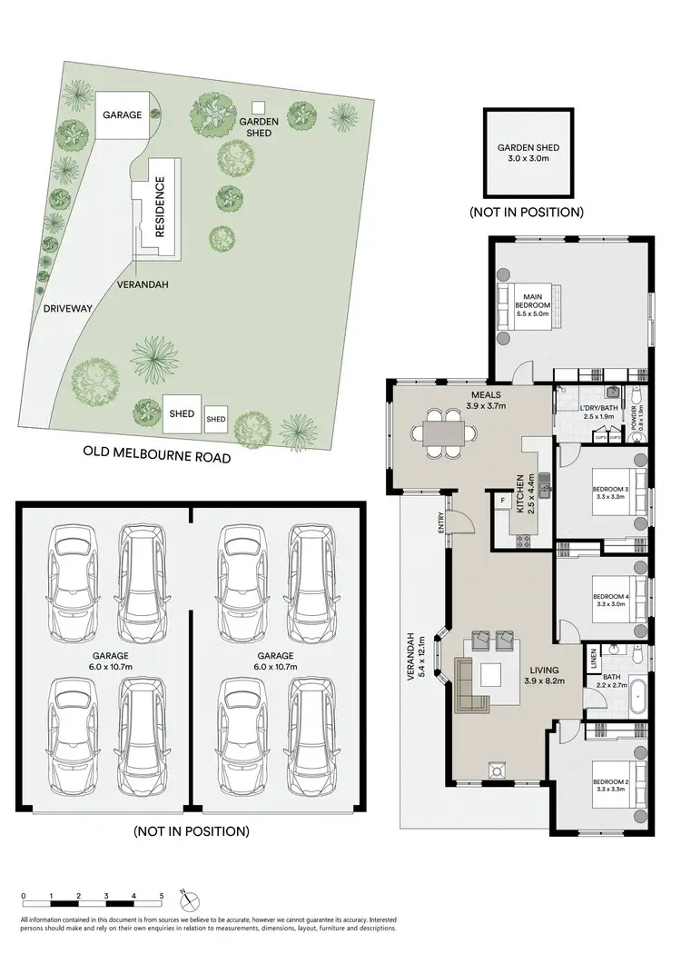 Floorplan of Homely house listing, 1330 Old Melbourne Road, Gordon VIC 3345