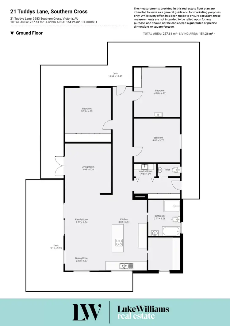 Floorplan of Homely rural property listing, 21 Tuddys Lane, Southern Cross VIC 3283