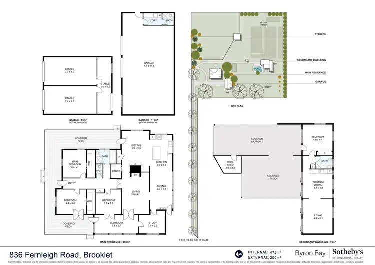 Floorplan of Homely house listing, 836 Fernleigh Road, Brooklet NSW 2479