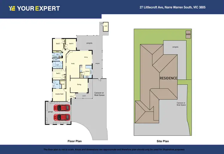 Floorplan of Homely house listing, 27 Littlecroft Avenue, Narre Warren South VIC 3805