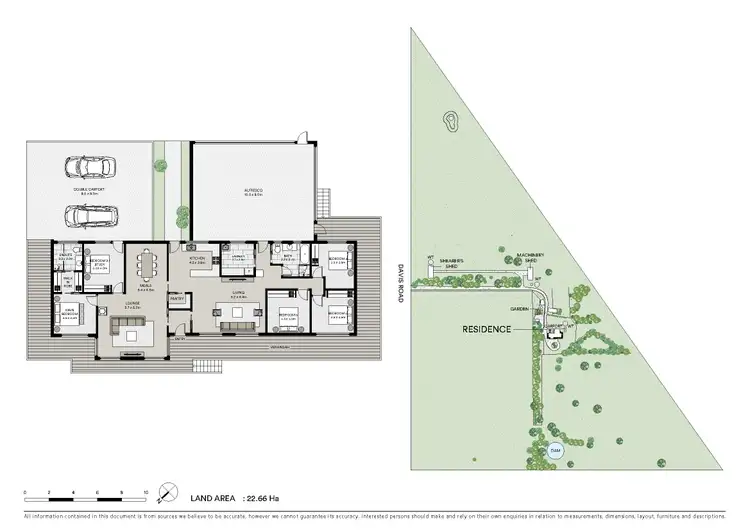 Floorplan of Homely house listing, 209 Davis Road, Berringa VIC 3351