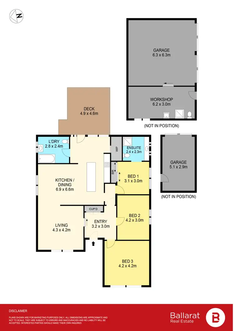 Floorplan of Homely house listing, 5 Burton Street, Beaufort VIC 3373