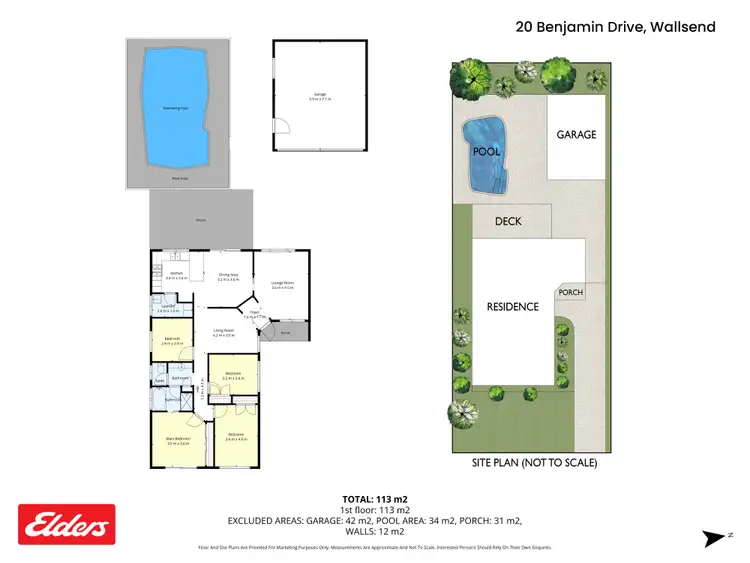Floorplan of Homely house listing, 20 Benjamin Drive, Wallsend NSW 2287