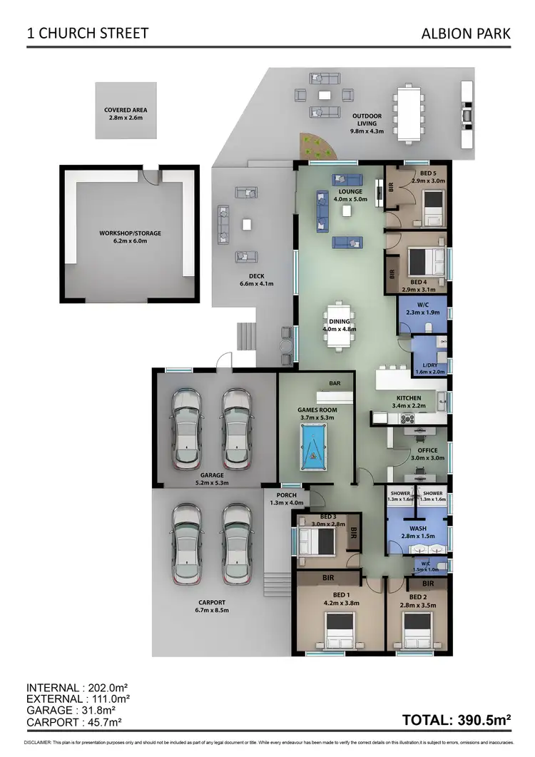 Floorplan of Homely house listing, 1 Church Street, Albion Park NSW 2527